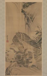 Eagle Attacking a Mountain Lion, 1885