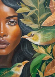 Ethereal Jungle Woman