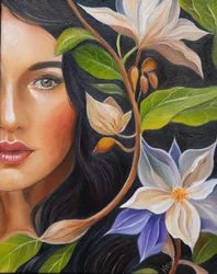 Woman in Bloom