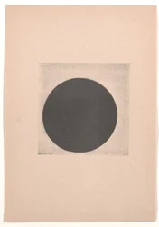 Black Circle for “From Cubism and Futurism to Suprematism: A New Realism in Painting”