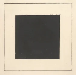 Black Square from "Suprematism: 34 Drawings"