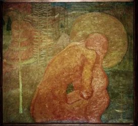 Sketch for a Fresco Painting; Prayer