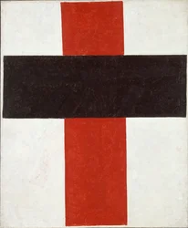 Hieratic Suprematist Cross by Kasimir Malevich
