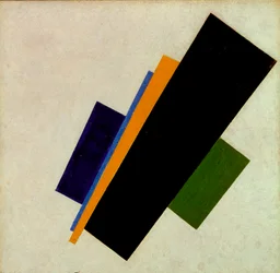 Suprematist painting
