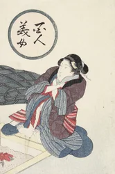 Woman Warming Her Feet at Hearth