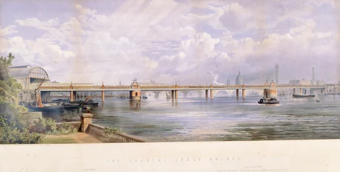 Hungerford Bridge, Charing Cross, London
