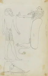 A King from Tombs, Hebrew, No. 8