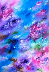 Vibrant Abstract Blooms