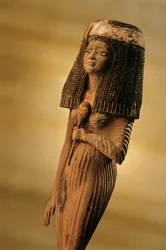 Funerary figure of Lady Resi; figurine; Reign of Amenhotep III