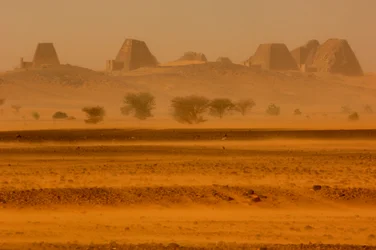 Meroe Pyramids, Begarawiya Pyramids, Sudan; Nubia; Black Pharaohs; Third Intermediate…, 2007