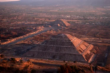 Teotihuacan; Pyramid of the Moon; Pyramids; Mesoamerica; Mexico; Ancient Cultures