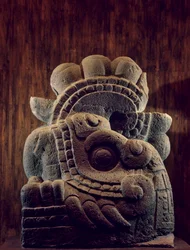The fire serpent Xiucoatl, weapon of the god-sun Huitzilopochtli, 2010