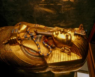 Valley of the Kings, Golden Coffin, Tutankhamun, Which Held His Mummy, Egypt, 2009