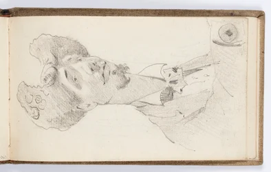 Sketchbook Page: Caricature of Carolus-Duran