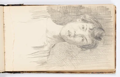 Sketchbook Page: Self-Portrait