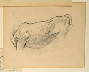 Study for "Herding," "The Progress of Civilization: Hunting, Herding, Agriculture," State Capitol, Des Moines, IA