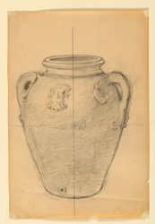 Study for vase, "The Sources of Wealth," Union Trust Company Building, Cleveland, OH
