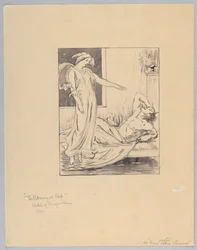 The Blessing of Sleep, Study for a Poster for Paine