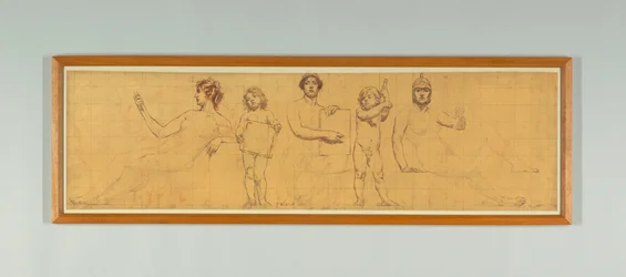 The Statute Law, Study for Right Panel of 