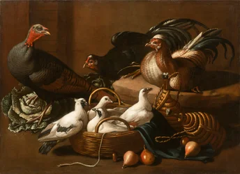 Poultry in the Kitchen, Mid of 17th century