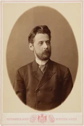 Portrait of the Poet Innokenty Annensky, 1856-1909, c. 1890