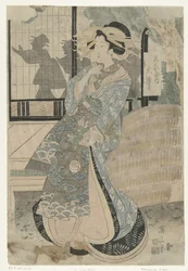 Courtesan Oi from the Ebiya House Beauties from the Pleasure Houses (series title)