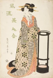 Woman by a Lantern