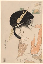 Hanaogi of the Ogiya, from the series 