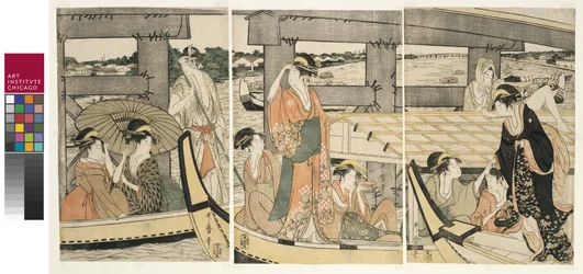 On top and beneath Ryogoku Bridge