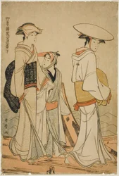 Pleasures of the Four Seasons: Colors and Scents of Flowers, Left