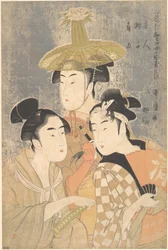 Pleasure Quarter: Geishas in an Impromptu Performance of Chinese Lion Sumo