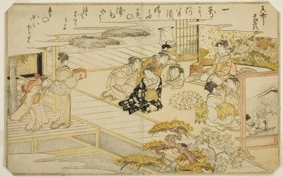Shell-Matching Game, from the Illustrated Book "Gifts from the Ebb Tide (Shiohi no tsuto)"