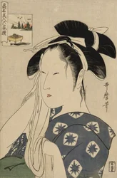 The Asahiya Widow, from the series Renowned Beauties Likened to the Six Immortal Poets