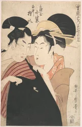 The Lovers Miura-ya Komurasaki and Shirai Gonpachi