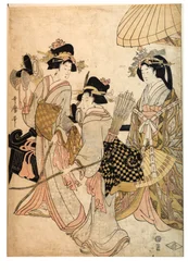 Three women as archers