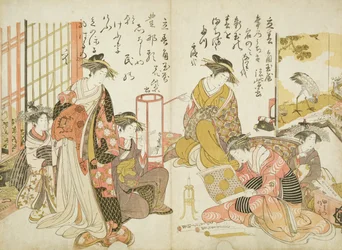 Komurasaki and Hanamurasaki of the Kado Tamaya House, From 