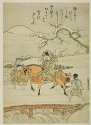 Crossing the Bridge at Sano