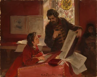 Nikita Zotov Teaches Young Peter I