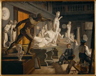 The Hall of Antiquities in Charlottenborg Palace, Copenhagen
