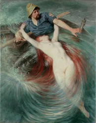 A Fisherman Engulfed by a Siren