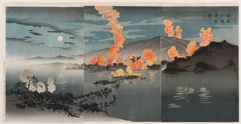 Our Army Attacks the Chinese Encampment at Pyeongyang