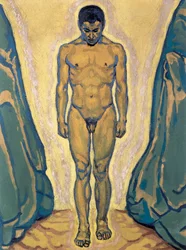 Standing Young Man