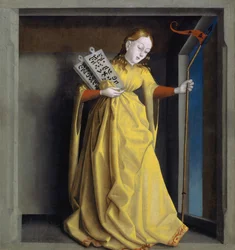 Synagogue from the Heilspiegel Altarpiece, c.1435