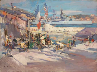 Cafe in a French Port