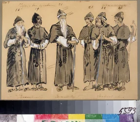 Costume Design for the Opera Khovanshchina by M. Mussorgsky