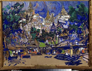 Stage design for the opera The Golden Cockerel by Nikolai Rimsky-Korsakov (1844-1908), work by Konstantin Alexeyevich Korovin