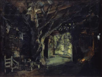 Stage Design for the Opera The Valkyrie by R. Wagner, 1919