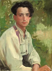 Portrait of Vladimir Aleksandrovich Somov, the artist