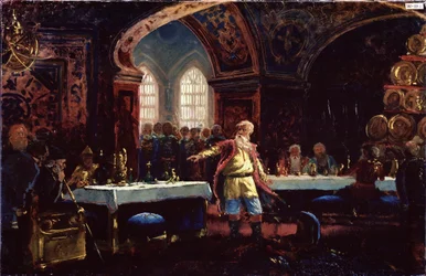 Count Mikhail Repnin at Ivan the Terrible