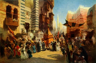 Return of the Holy Carpet from Mecca to Cairo, 1876